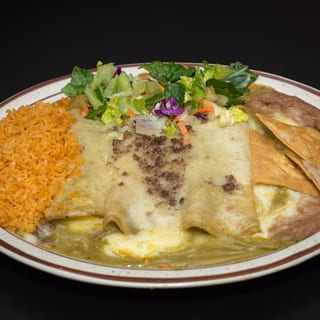 3 Baked Meat Enchiladas