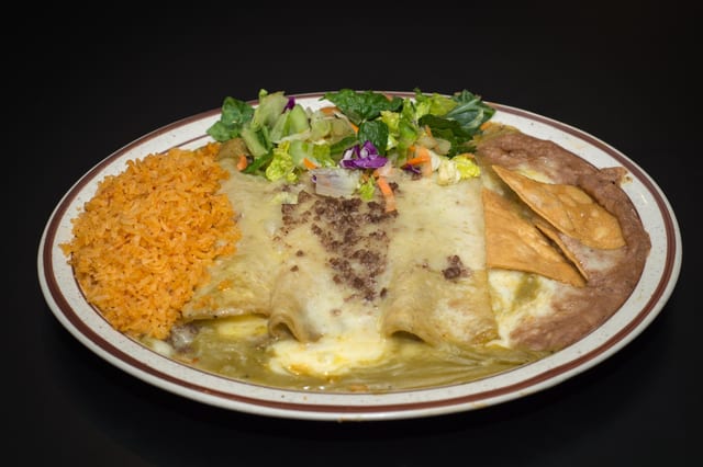 3 Baked Meat Enchiladas