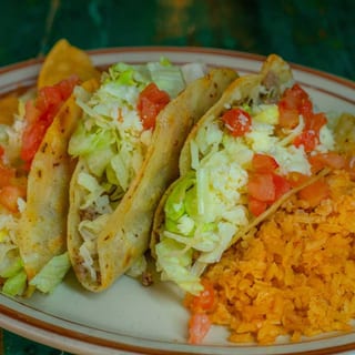 Monday Special/Ground Beef or Potato Taco Plate