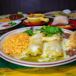 Tuesday Special/(3) Chicken Enchilada Plate